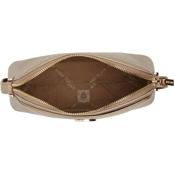 Dome Crossbody Bag Women's Detachable Card Case Adjustable Strap Zipper - Picture 3 of 6